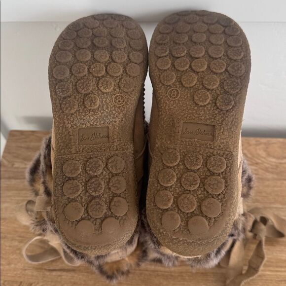 Sam Edelman Meiko Suede Leather and faux-fur Lined Boots Pull-On Moccasin Size 8 - Picture 8 of 14